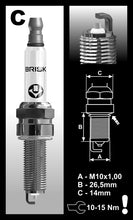 Load image into Gallery viewer, Brisk Silver Racing CR08S Spark Plug