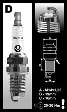 Load image into Gallery viewer, Brisk Silver Racing DOR12YS-1 Spark Plug