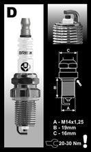 Load image into Gallery viewer, Super Racing DR17YC-1 Spark Plug