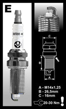 Load image into Gallery viewer, Brisk Silver Racing ER14YS Spark Plug