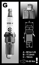 Load image into Gallery viewer, Brisk Silver Racing G12S Spark Plug