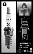 Load image into Gallery viewer, Brisk Premium Multi-Spark Racing GR14ZC Spark Plug