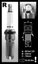 Load image into Gallery viewer, Brisk Premium LGS Racing ROR12LGS-T Spark Plug