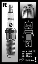 Load image into Gallery viewer, Brisk Silver Racing RR14S Spark Plug