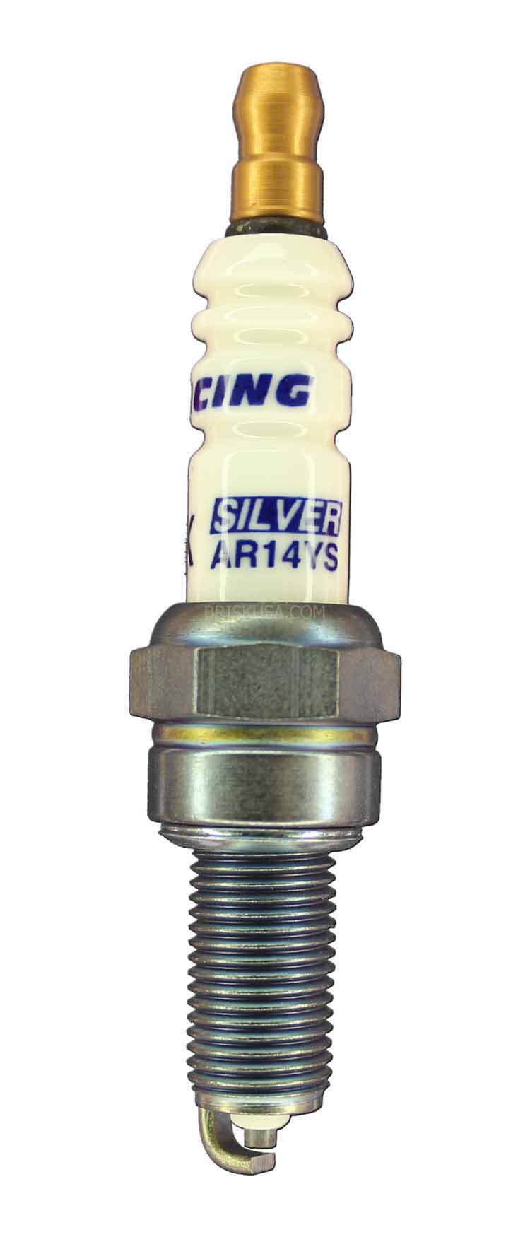 Brisk Silver Racing AR14YS Spark Plug – briskracing