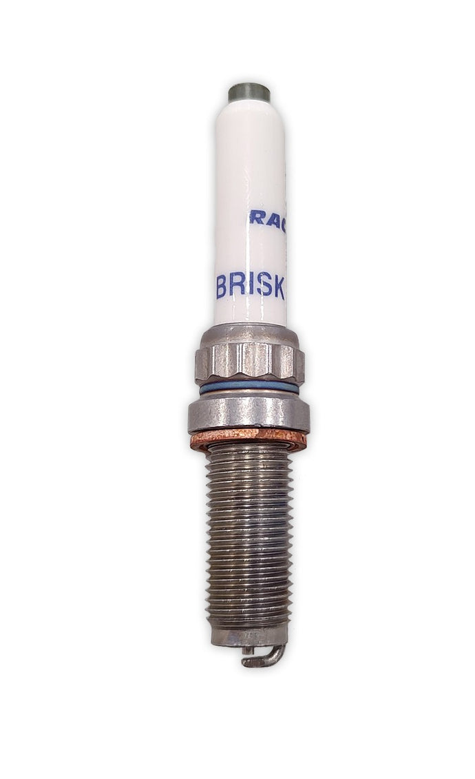 BRISK Silver DOR15YS-1 1580 Spark Plug Petrol LPG GNV Car Gas Pack of 4 BRISK Silver DOR15YS-1 1580 Spark Plug Petrol LPG GNV Car Gas Pack of 4