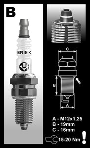 Brisk Premium Multi-Spark Racing BR10ZS Spark Plug