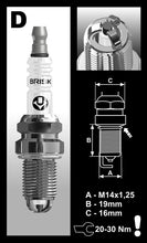 Load image into Gallery viewer, Brisk Extra Turbo Racing DR15TC-1 Spark Plug
