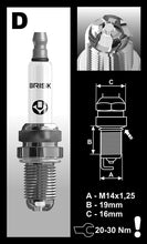 Load image into Gallery viewer, Brisk Extra Turbo Racing DOR10TS Spark Plug
