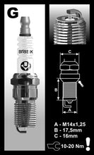Load image into Gallery viewer, Brisk Silver Racing G12S Spark Plug

