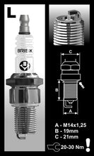 Load image into Gallery viewer, Brisk Silver Racing L11S Spark Plug
