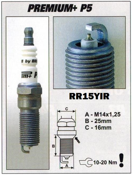 Brisk Iridium Premium Plus P9 1706 Bougies, 4 stuks Brisk Iridium Premium Plus P9 1706 Bougies, 4 stuks